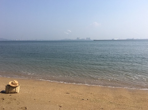 玉島の海